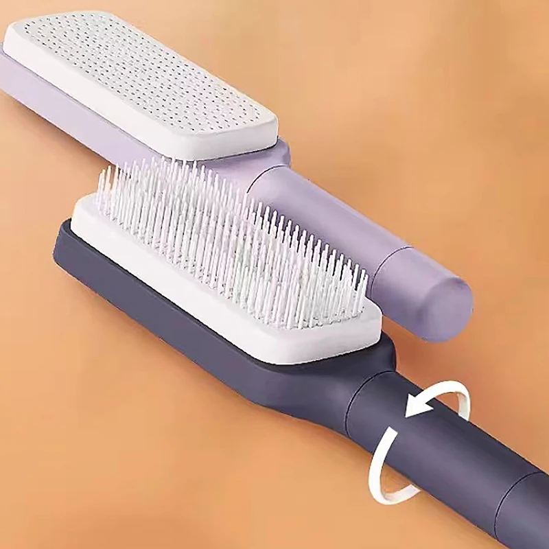Self Cleaning Swivel Hairbrush - Image 6